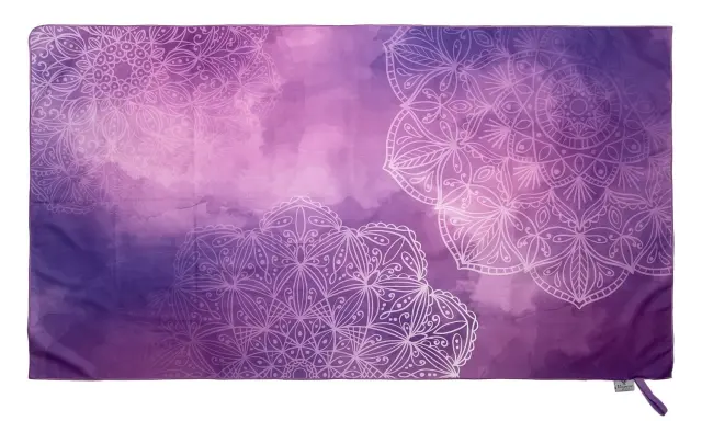 Πετσέτα Θαλάσσης 90X160 Digital Print Viopros 285 Μωβ 100% Microfiber