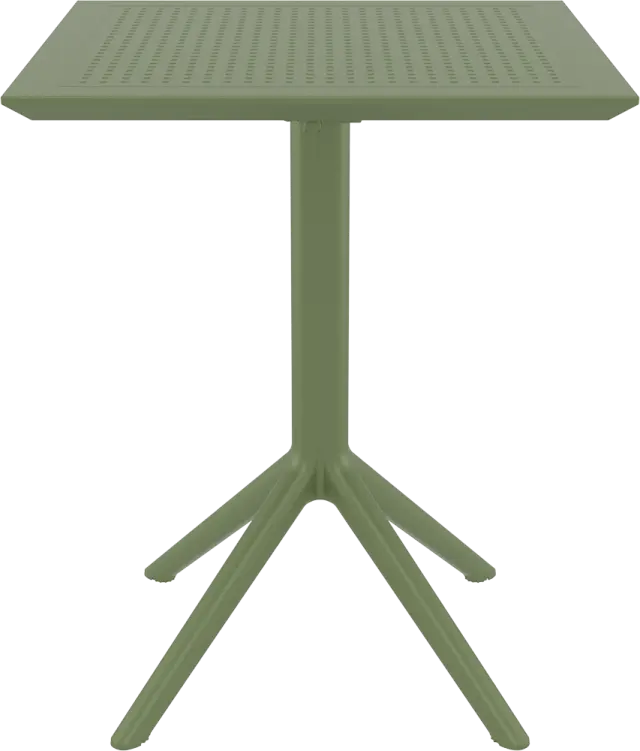 Τραπέζι Πτυσσόμενο SKY Olive Green PP 60x60x74cm