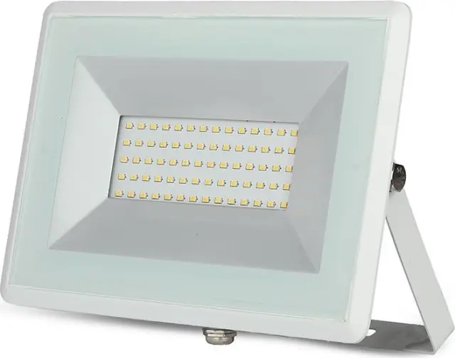 V-TAC Στεγανός Προβολέας IP65 Ισχύος 50W με Φυσικό Λευκό Φως 3000K σε Λευκό χρώμα (SKU5961) 2