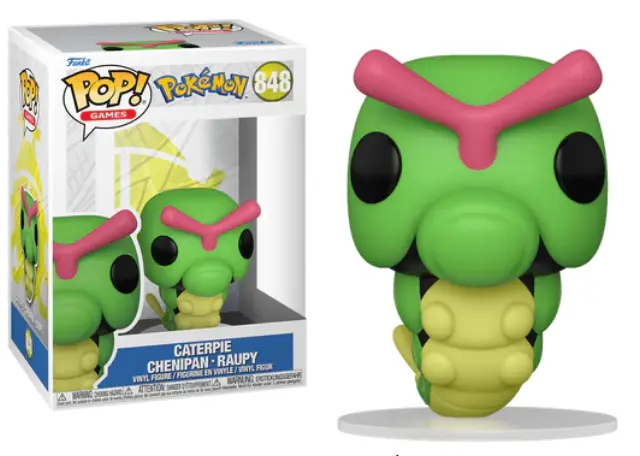 Funko Pop! Games: Pokemon - Caterpie #848 Vinyl Figure
