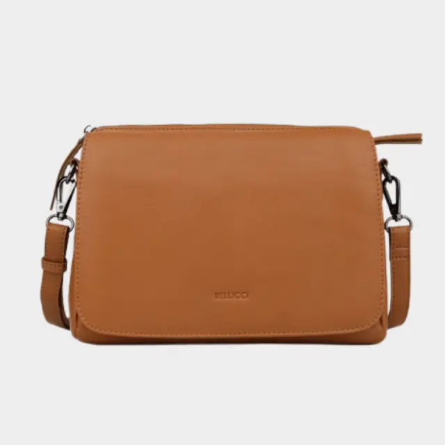 Τσάντα Ώμου Pauline BEPR-40/3094 Καφέ - ONESIZE