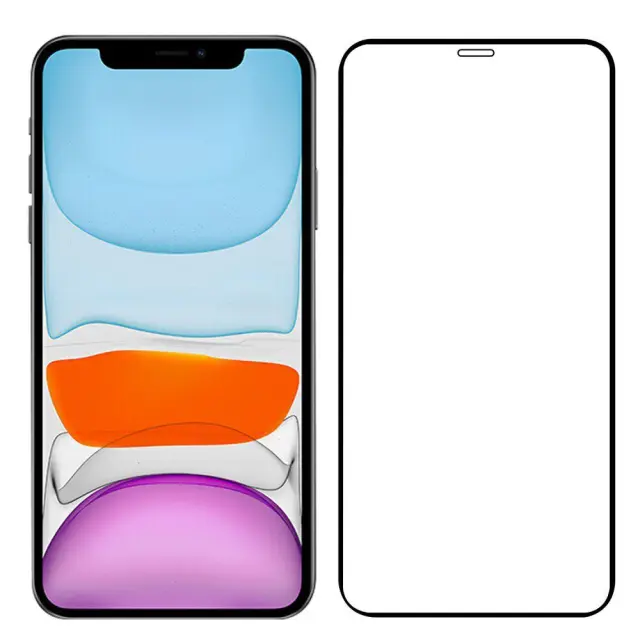 Tempered Glass Αντιχαρακτικό Τζάμι Προστασίας για iPhone 12 mini Full Cover Black OEM 2