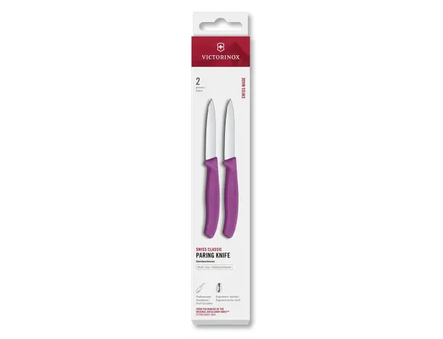 Σετ Μαχαίρια Γενικής Χρήσης Victorinox Swiss Classic με μήκος λεπίδας 8cm - Purple - 2 τεμάχια6.7605.2C1 2