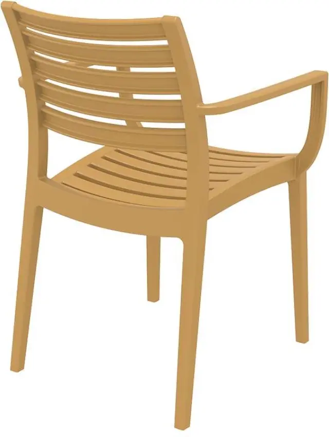 Πολυθρόνα Στοιβαζόμενη ARTEMIS Teak PP 58x58x82cm 2