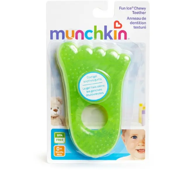 Munchkin Fun Ice Chewy Teether Toy Δροσιστικό Μασητικό (0m+) 1τμχ - Πράσινο Χεράκι (113243) 3