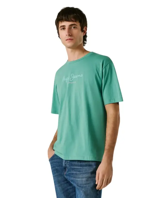 Pepe Jeans - Ανδρικό T-shirt Eggo N PM5010178-671 Πράσινο Ανοιχτό 2