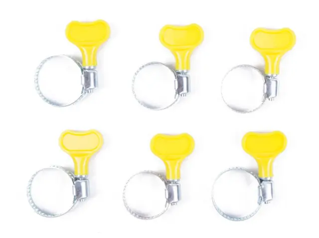 Hose clamp set 6 pieces 13-23 + 14-27
