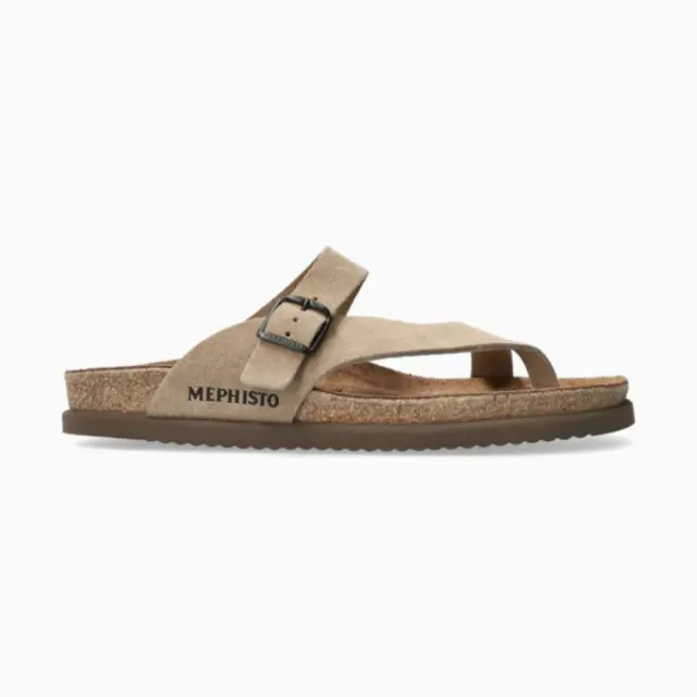 Mephisto Σαγιονάρες Ανδρικό δέρμα suede Καφέ MEP/NIELS WARM GREY