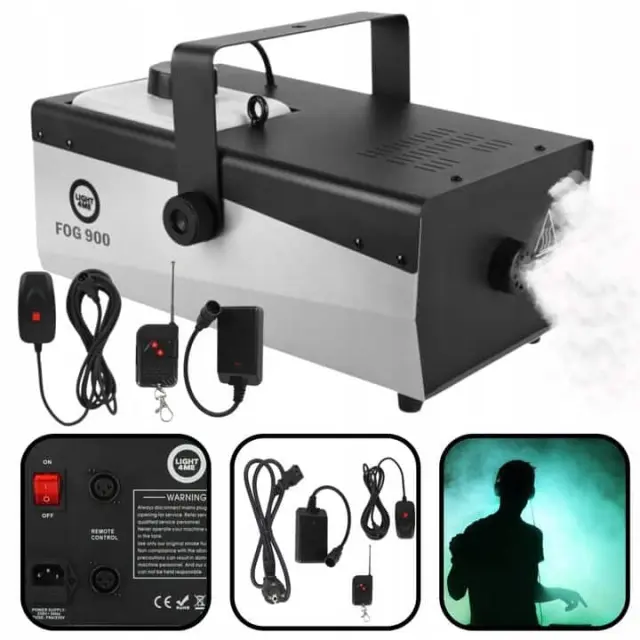 LIGHT4ME FOG 900 V2 fog smoke machine wireless remote wired controller 900W 3