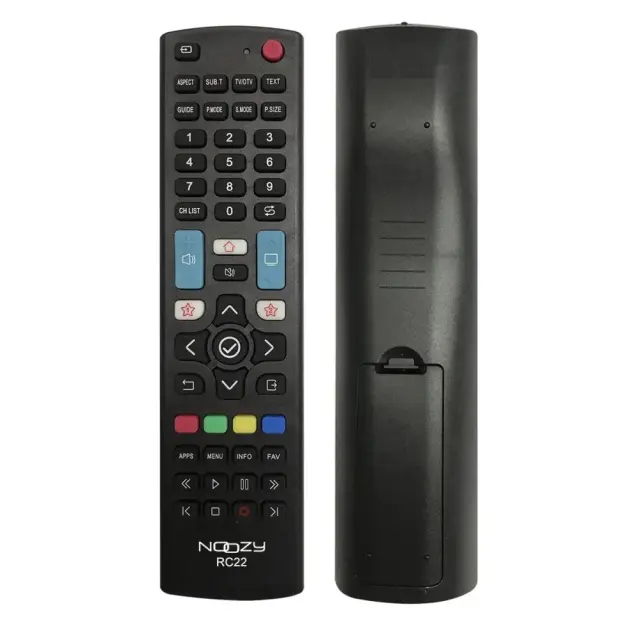 Τηλεχειριστήριο Noozy RC22 για Τηλεοράσεις Samsung, LG, Sony, Philips κα Χωρίς Προγραμματισμό και Αντιγραφή Τηλεχειριστηρίου