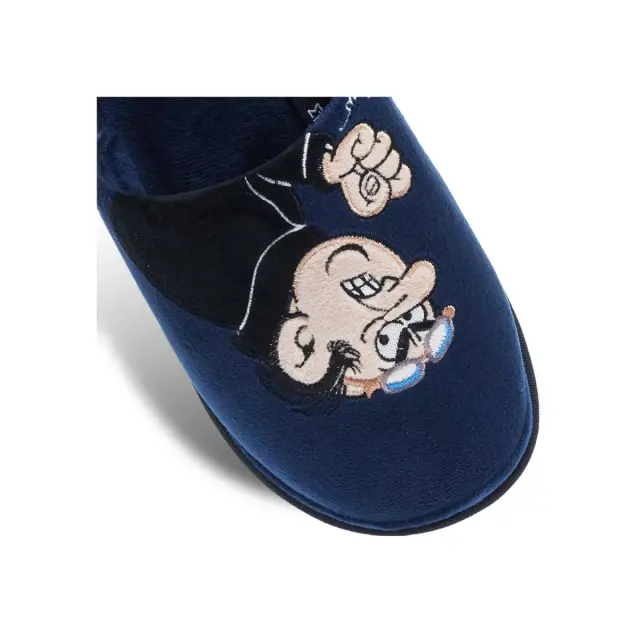 Parex Ανδρικές Παντόφλες Σπιτιού Smurf, Χρώμα Μπλε 3
