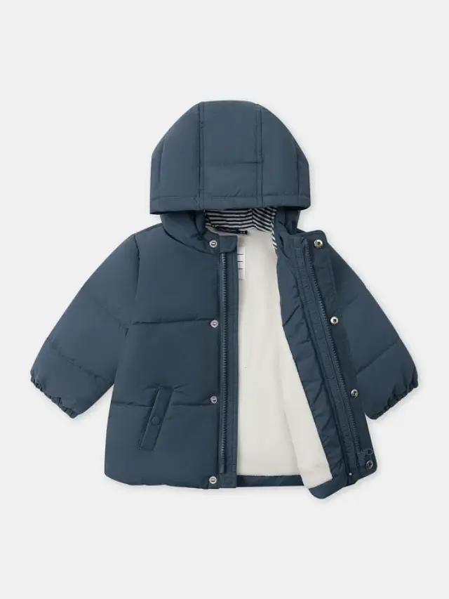 Βρεφικό Μπουφάν για Αγόρια Navy Warmth ΜΠΛΕ