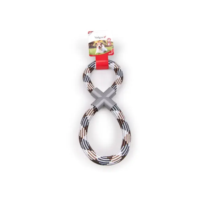 Vadigran Σχοινί Βαμβακερό 8-Σχήμα Καφέ 35cm 250gr 2