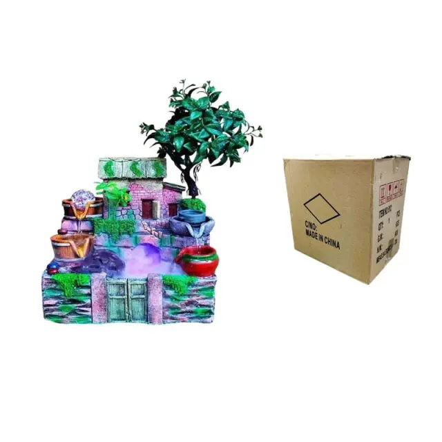 Διακοσμητικό Συντριβάνι Feng Shui - Resin craft bonsai running water ornament 0161043 2