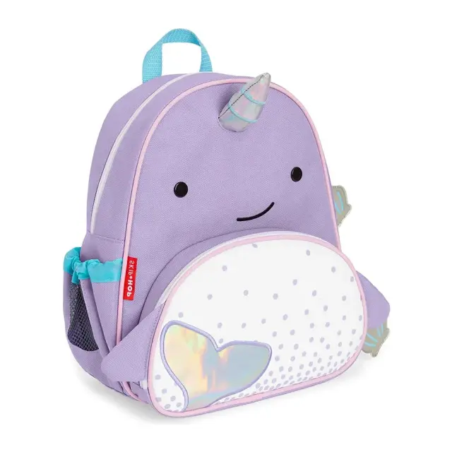 Skip Hop Zoo Παιδικό Σακίδιο Πλάτης Narwhal Purple
