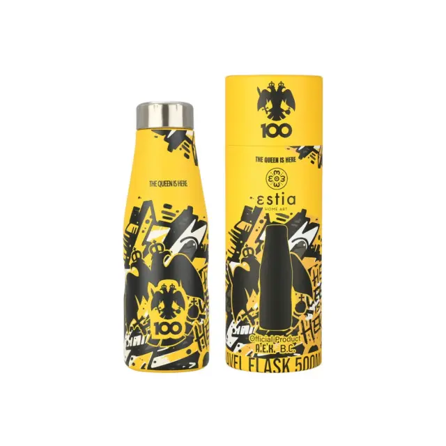 Estia Θερμός Travel Flask Aek Bc Edition The Queen Is Here 500Ml