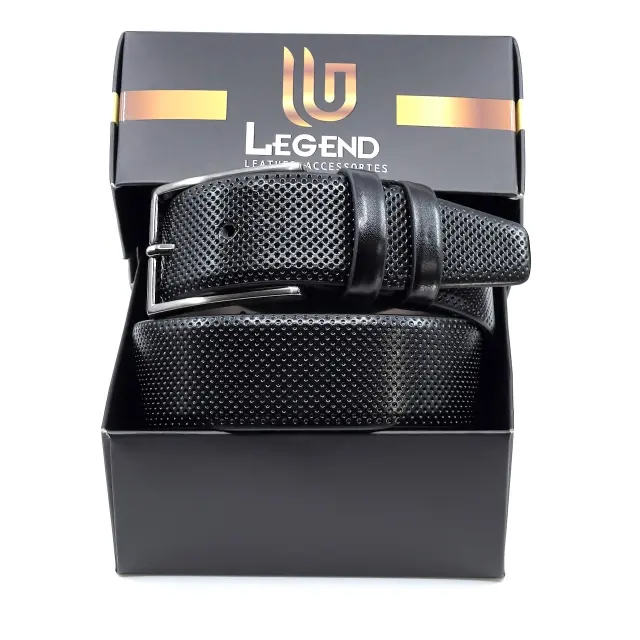 Μαύρη Ζώνη P.U. Leather 3,5 cm 2