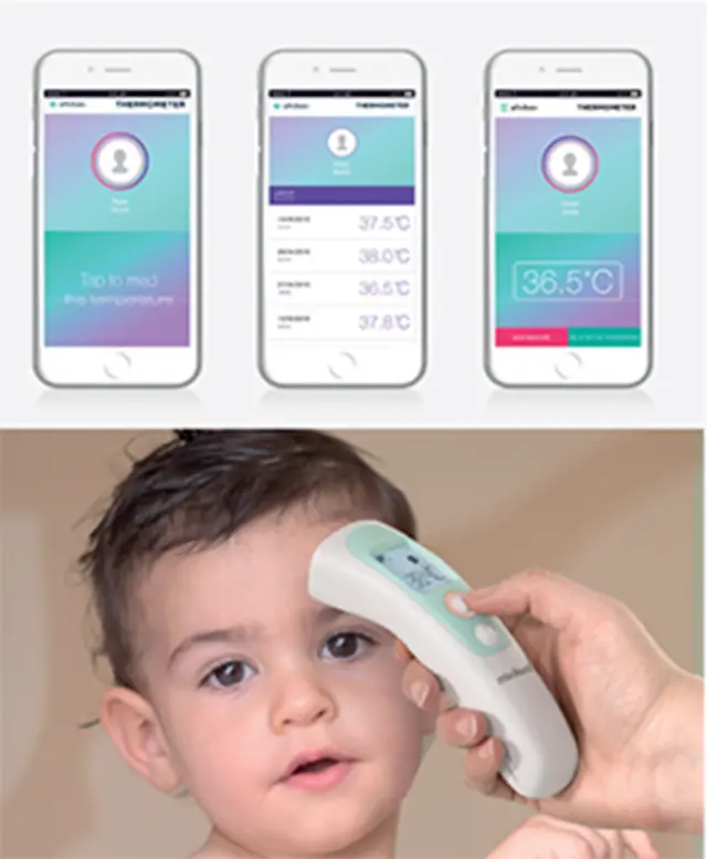MINILAND ΘΕΡΜΟΜΕΤΡΟ SCANNER ΠΟΛΛΑΠΛΩΝ ΛΕΙΤΟΥΡΓΙΩΝ THERMOADVANCED PHARMA 2