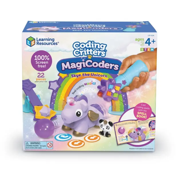 Learning Resources Εκπαιδευτικό Παιχνίδι Coding Critters MagiCoders®: Skye the Unicorn για 4+ ετών LER 3105