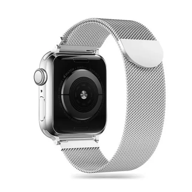 Tech-Protect Milanese Band Apple Watch 4 / 5 / 6 / 7 / 8 / 9 / SE / Ultra 1 / 2 42/44/45/49mm Silver