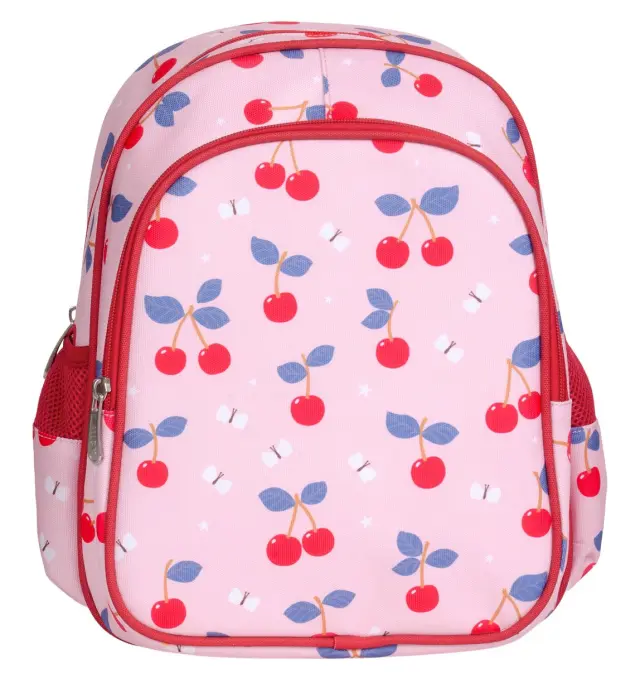 A Little Lovely Company Τσάντα Πλάτης με Ισοθερμική Θήκη (32x27x19) Cherries BPCHPI82