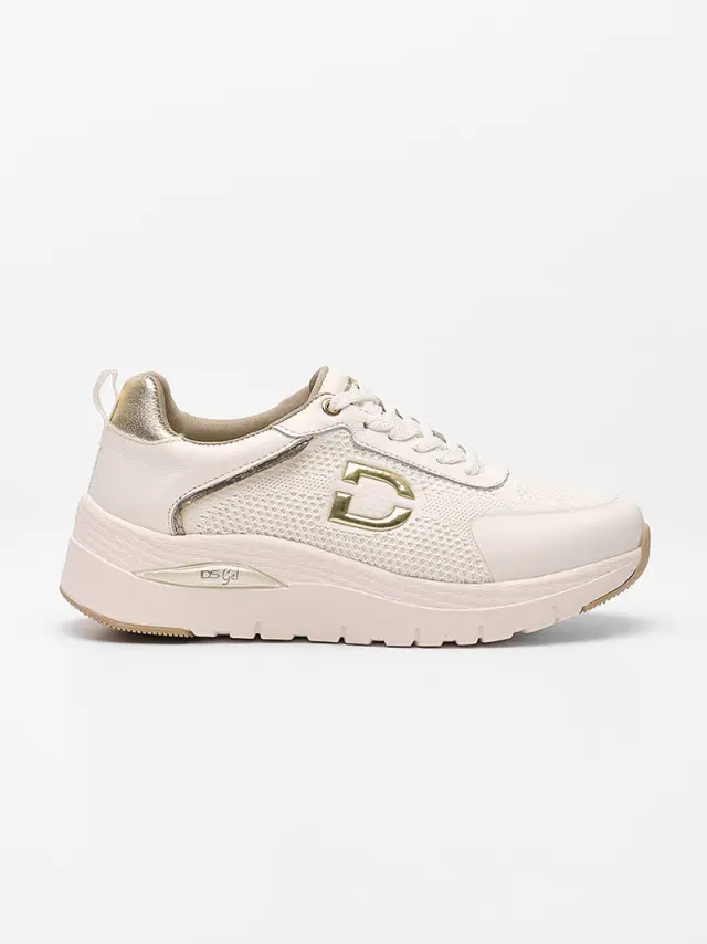 Donna Serena Sneakers Γυναικείο Δέρμα/Άλλα Υλικά Άσπρο DSE/145671 WHITE 3