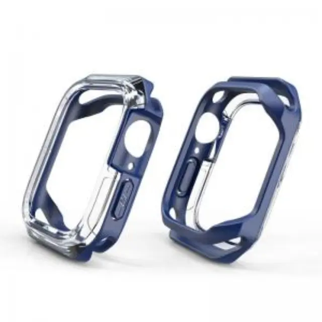 Θήκη TPU & PC Devia Apple Watch 7/ 8/ 9 45mm Shock Proof Sport Μπλε N62166 3