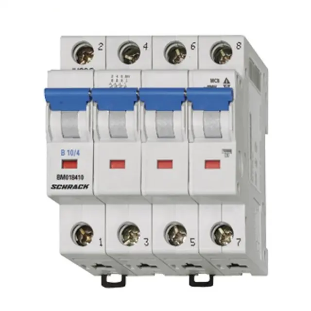 Miniature Circuit Breaker BMS6 B, 63A, 4P, 6kA