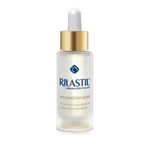 Rilastil Progression HD Brightness Activator Αντιρυτιδικός + Συσφικτικός Ορός προσώπου για λάμψη + φωτεινότητα, 30ml
