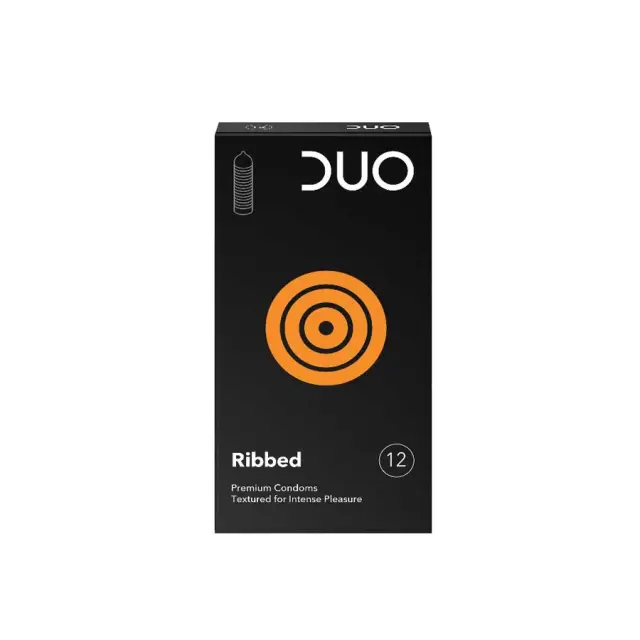 DUO Ribbed (με ραβδώσεις) συσκευασία 12 τεμαχίων