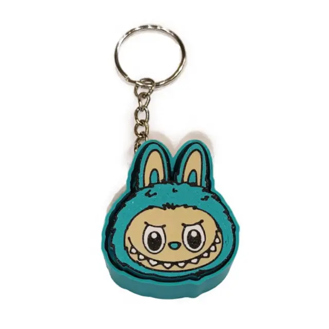3D Printed LaBu Clicker KeyChain - Handmade