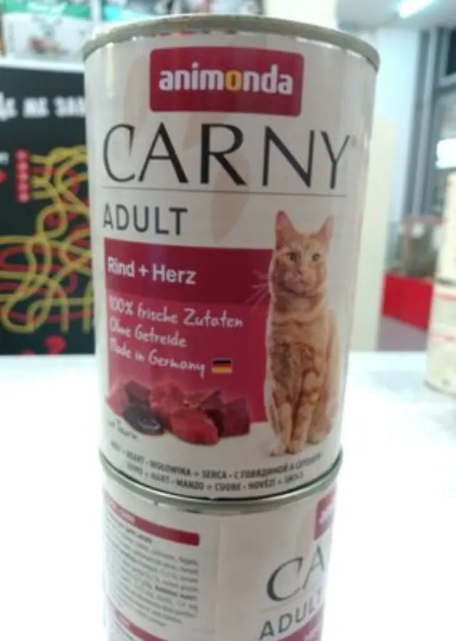 Animonda Carny Cat Adult Πατέ Με Μοσχάρι & Καρδιά 400gr Μονόχρωμο