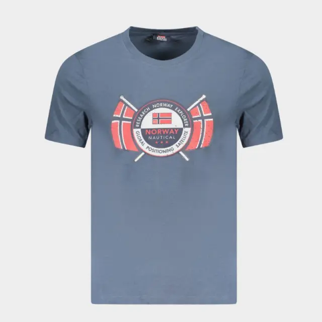 Norway Nautical School - Ανδρικό T-shirt Κοντομάνικο 856028-GALAXY Μπλε - 2XL