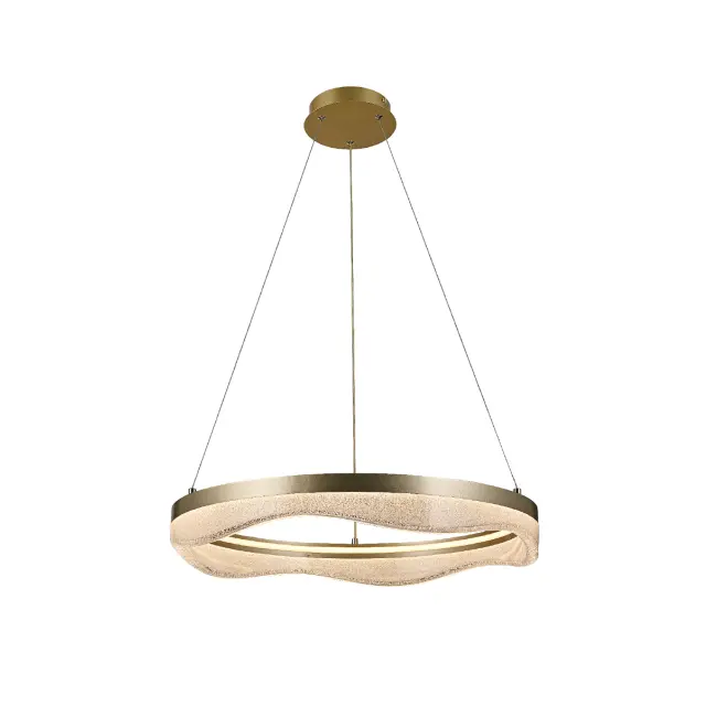 ΚΡΕΜΑΣΤΟ ΦΩΤΙΣΤΙΚΟ ACA HM251476 ΧΡΥΣΟ LED 45W 2700K-3000K-4000K IP20 D60XH120CM / HM251476