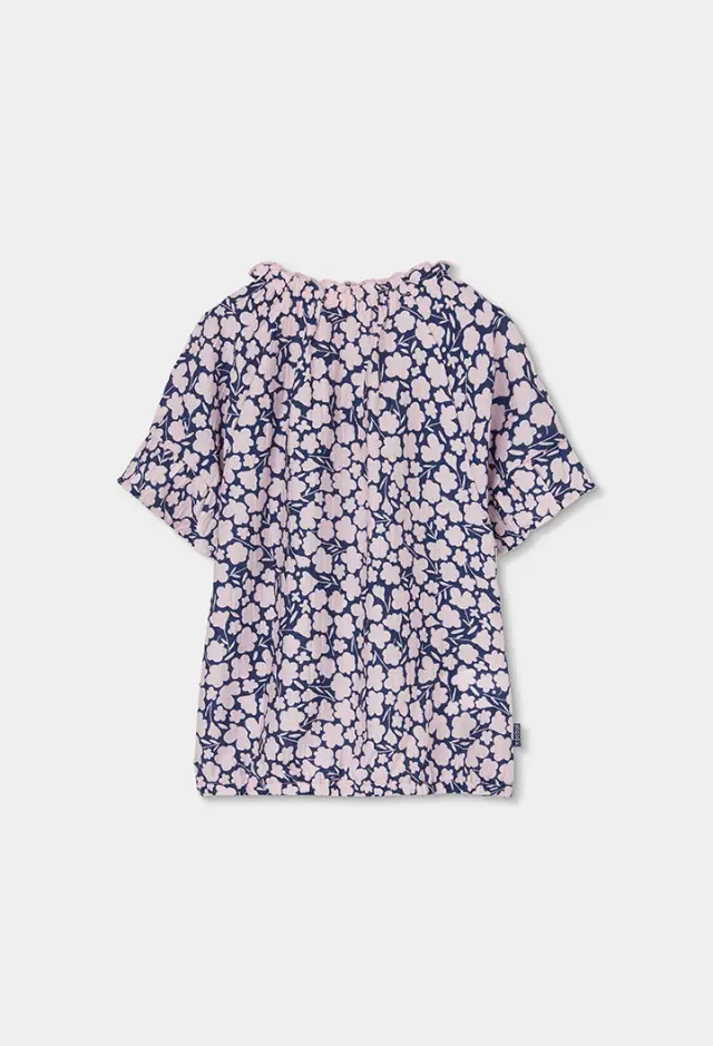 Boboli Viscose μπλούζα floral για κορίτσι 713012-9794 2