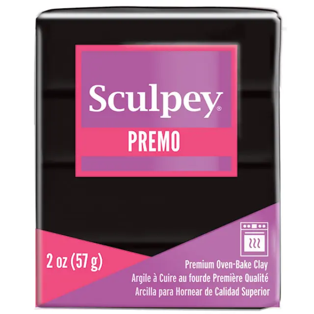 Πολυμερικός Πηλός Premo Sculpey - 5042 Black - 57gr