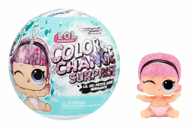 Κούκλα L.O.L. Surprise Glitter Color Change Αδερφούλα (585305EUC)