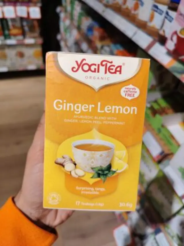 YOGI TEA Ginger Lemon Βιολογικό Αφέψημα με Τζίντζερ και Λεμόνι, Χωρίς Καφεΐνη 30,6γρ, 17 φακελάκια