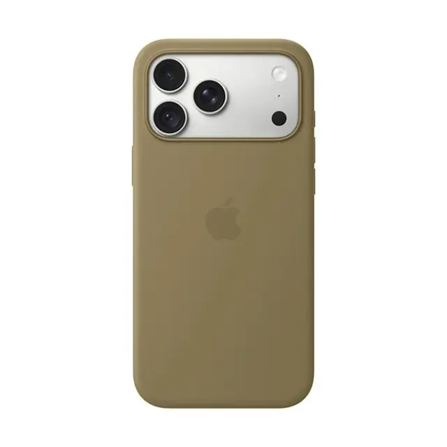 Apple iPhone 18 Pro Max Silicone Case with MagSafe Olive (MK924ZM/A)