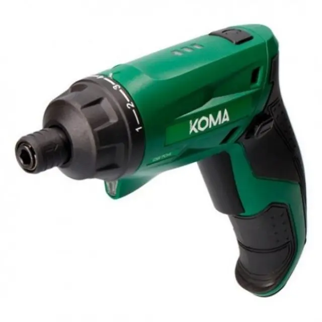 Cordless Screwdriver KOMA with rechargeable batt. 3.6V 08704 EDM