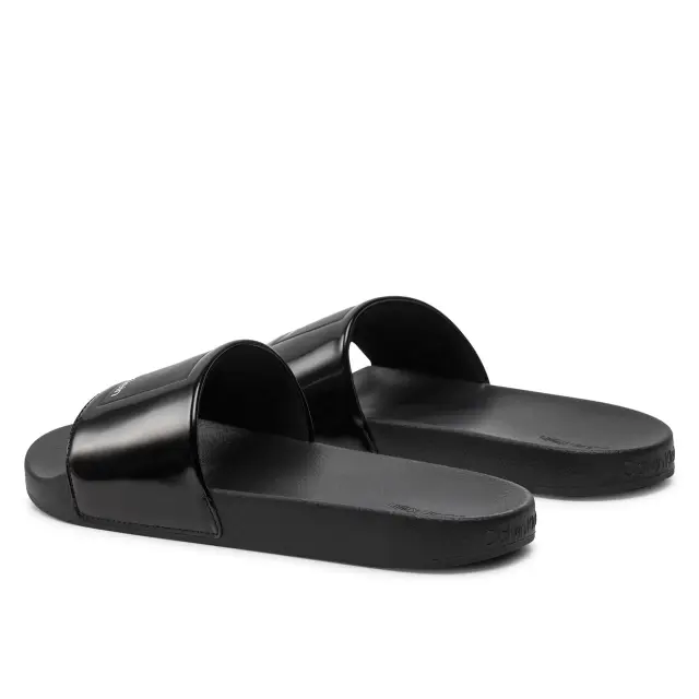 Ανδρικές Παντόφλες Pool Slide Calvin Klein HM0HM01466 BEH Μαύρες Μαύρο - 44 3