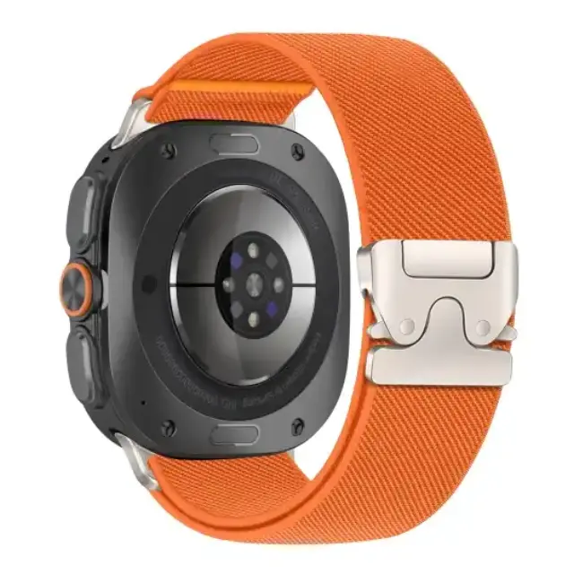 Tech-protect Nylon Clasp Samsung Galaxy Watch Ultra 1 / 2 2024-2026 (47 Mm) Orange 2