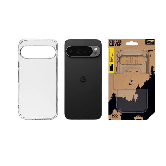 Tactical TPU Cover for Google Pixel 10 Pro Transparent 3