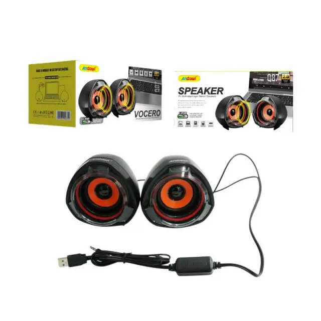Andowl Ηχεία Υπολογιστή 2.0 Q87 - Speaker PC Multi-diaphragm Stereo 075862