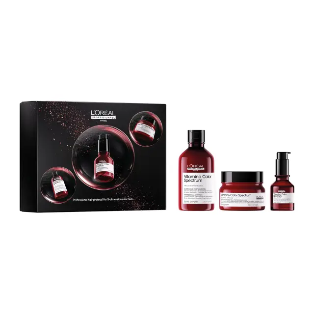L’Oreal Professionnel Serie Expert Vitamino Color Spectrum Trio (Shampoo 300ml, Mask 250ml, Serum 50ml)