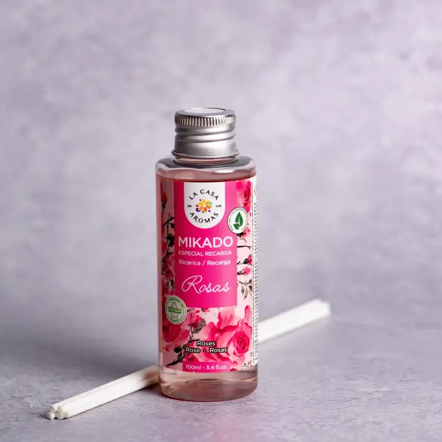 La Casa de Los Aromas Mikado Rosa Αρωματικός Διαχυτήρας με Στικ 100ml