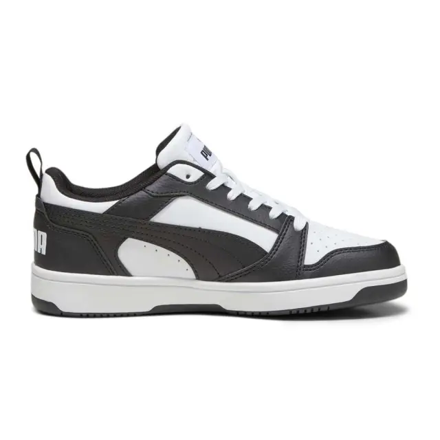 Puma Kids Rebound v6 Lo JR Μαύρο - Άσπρο 393833-01 (Puma) 2