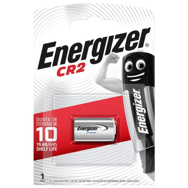 Μπαταρία λιθίου/photo Energizer CR2, σε blister 1 τεμαχίου.