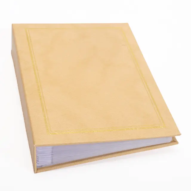 Άλμπουμ με θήκες 25x28cm για 200 φωτογραφίες 13χ18 Μπεζ (11127)