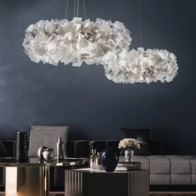 Clizia Suspension L Fumé φωτιστικό κρεμαστό οροφής LED Φιμέ 2